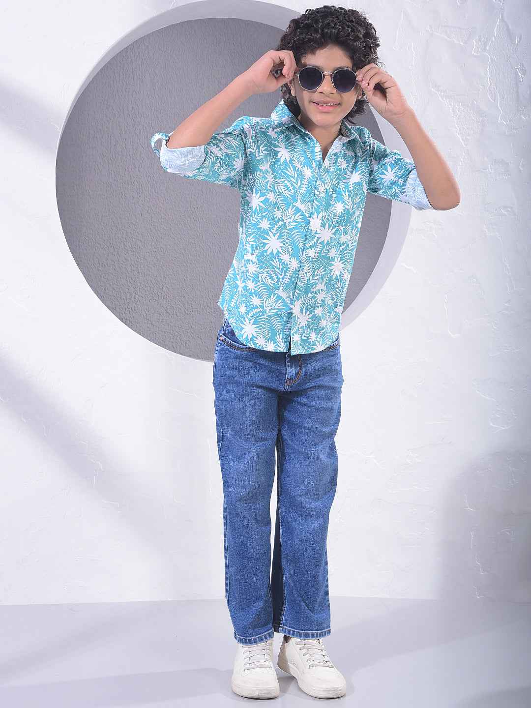 Deep Blue Urban Baggy Jeans