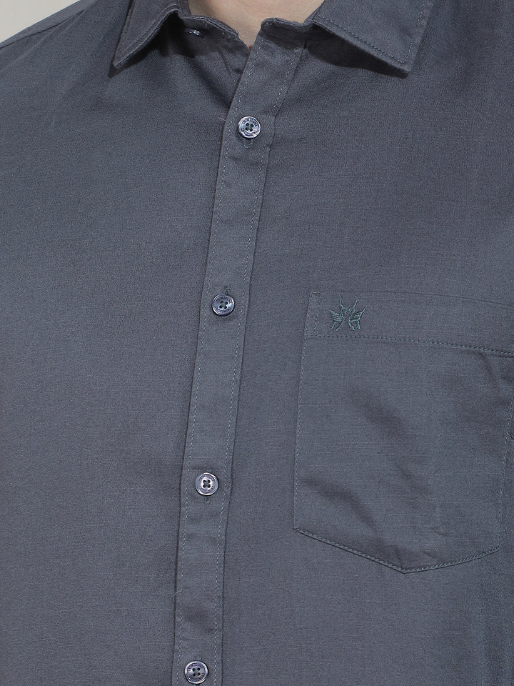 Contemporary Coastal Teal Teal Blue Shirt