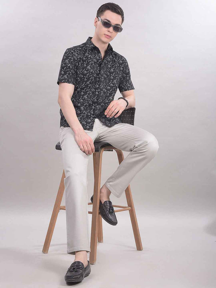 Mint Smart Casual Straight Trousers