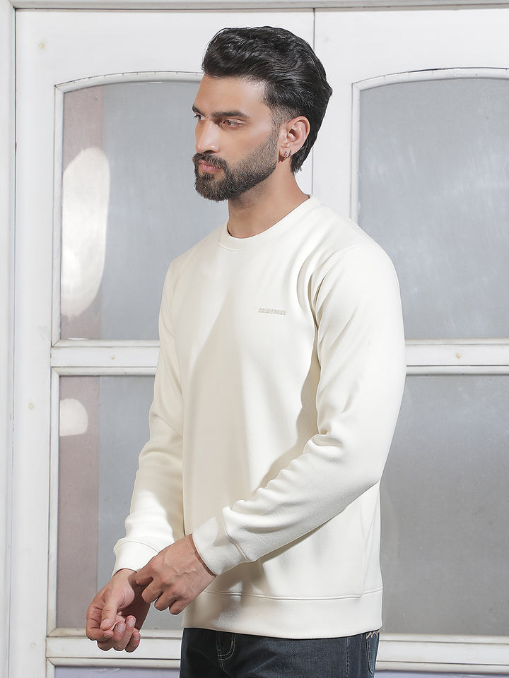 Minimalist Soft Cream Sweatshirt