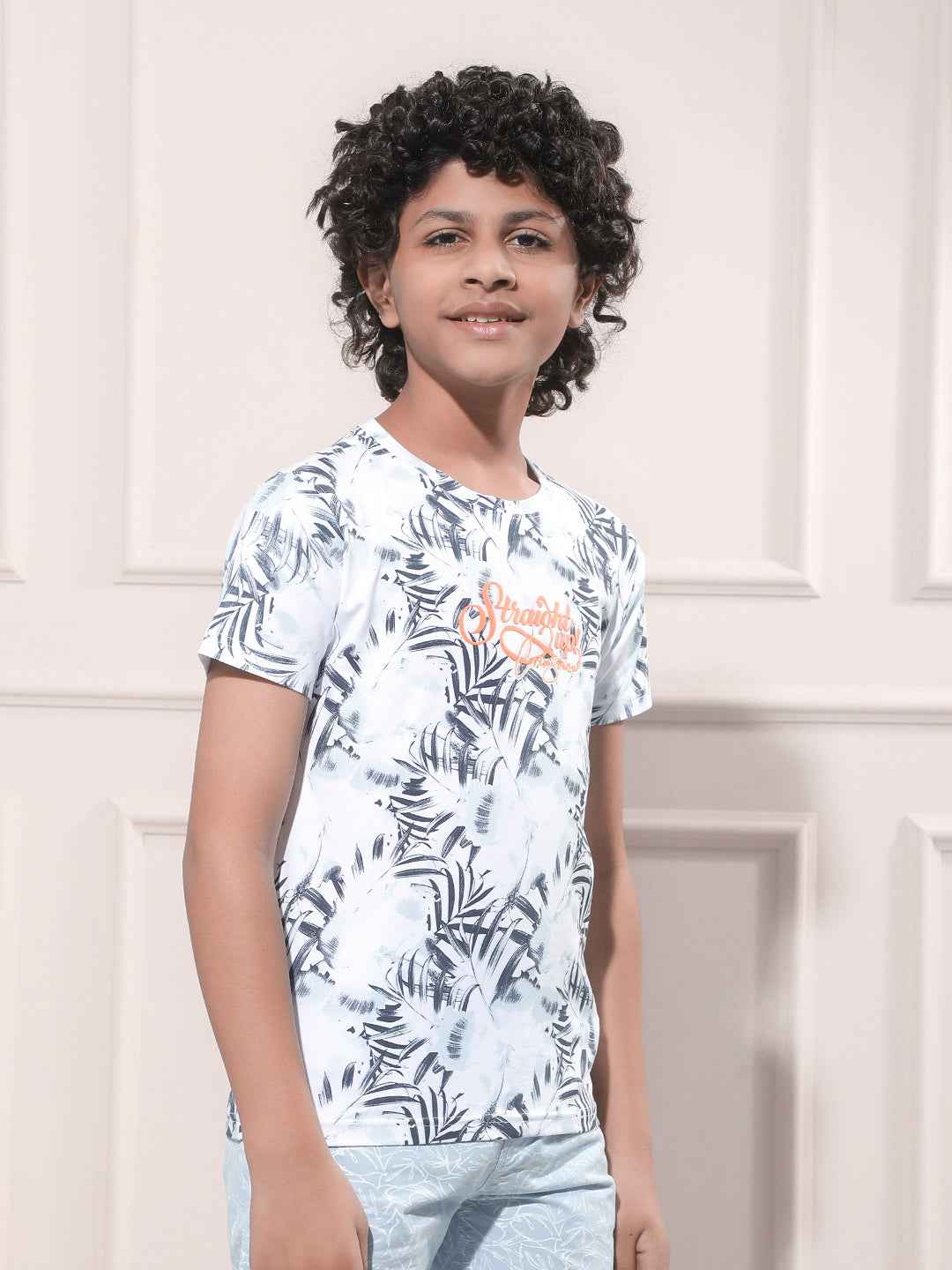 Blue Graphic Print T-Shirt