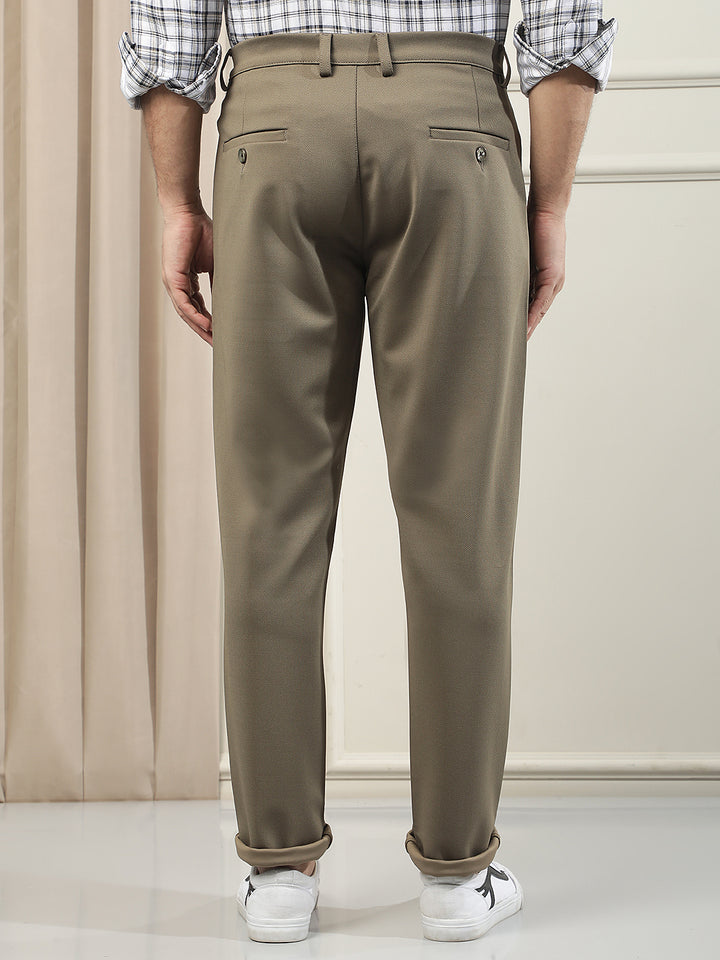 Essential Moss Olive Knitted Trousers