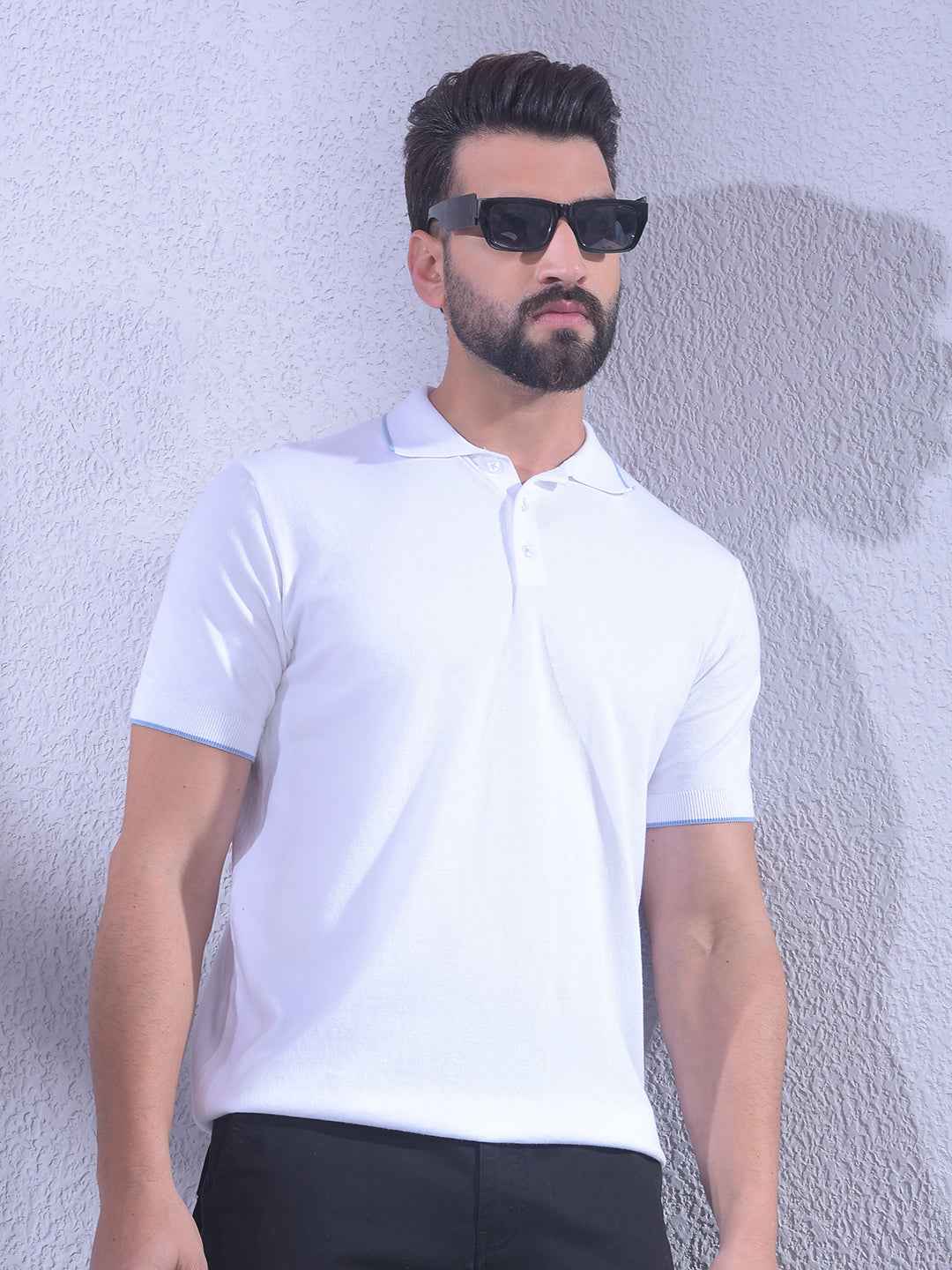 Elegant Cream Polo T-Shirt
