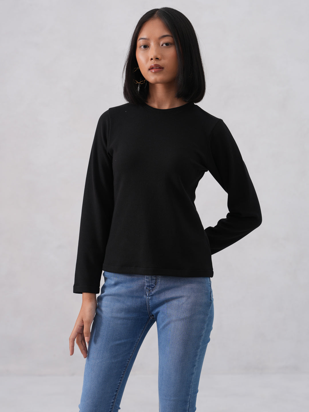Classic Black Long Sleeve T-Shirt