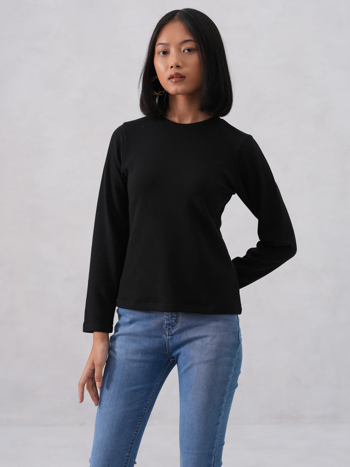 Classic Black Long Sleeve T-Shirt