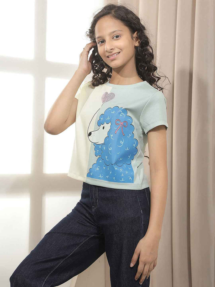 Yellow Graphic Print T-Shirt
