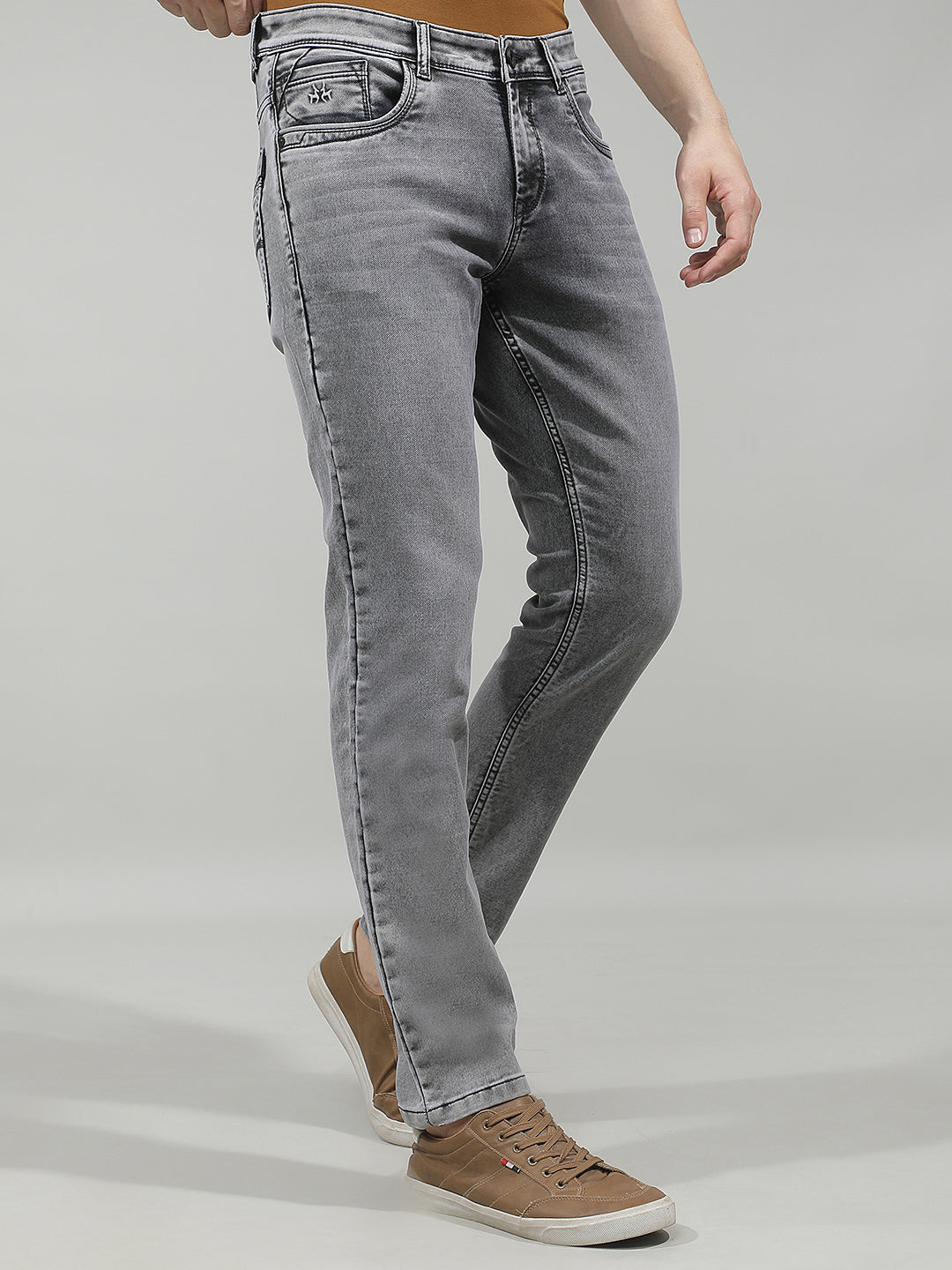 Tapered Obsidian Black Jeans