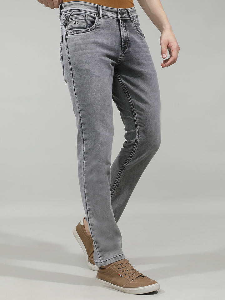 Tapered Obsidian Black Jeans