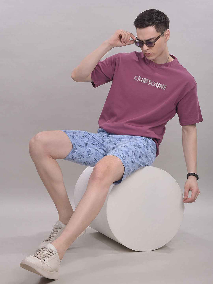 UrbanMist Blue Botanic Shorts