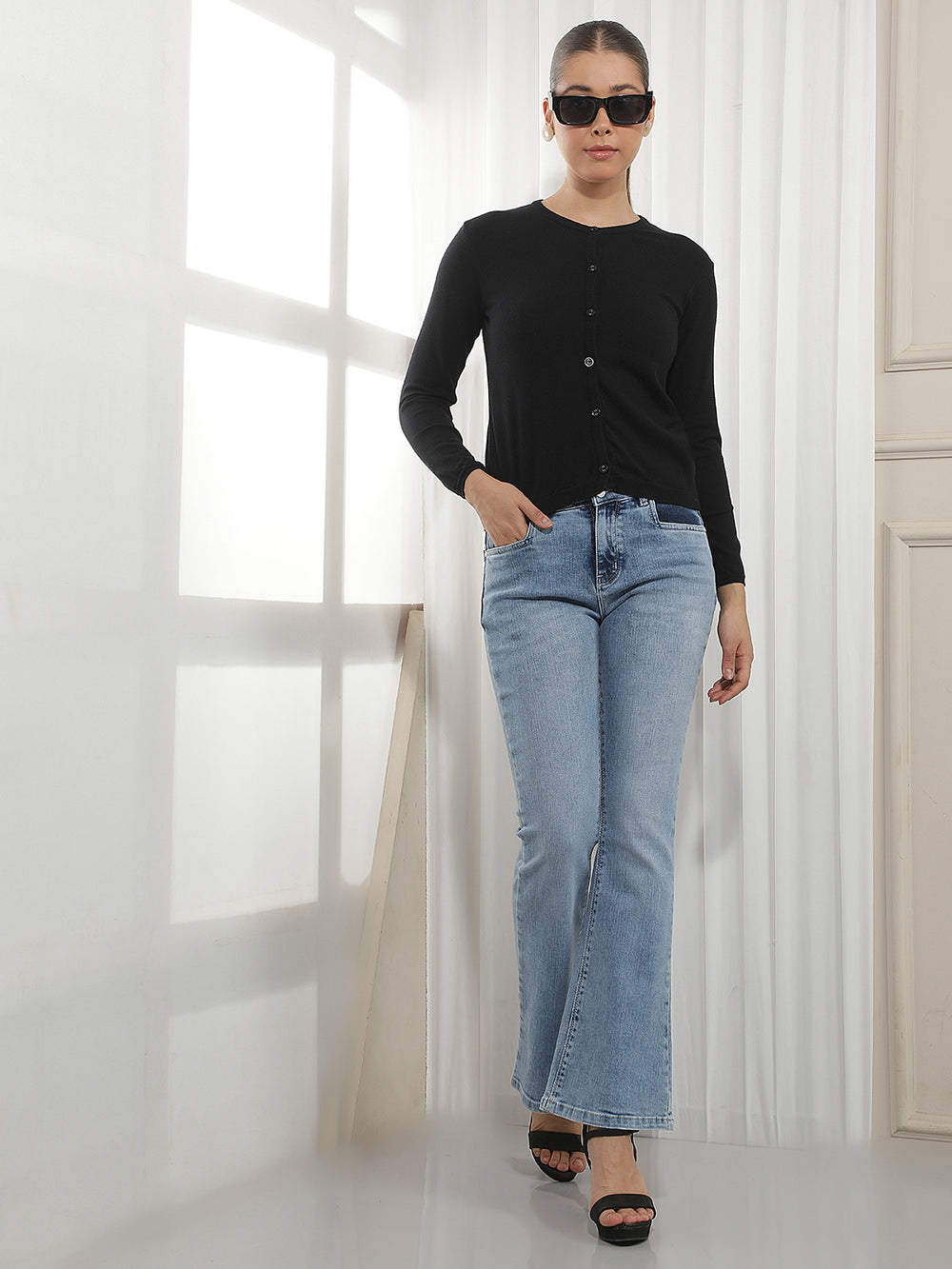Noir Midnight Black Cardigan