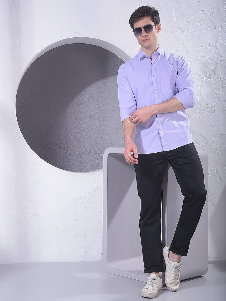 Purple 100% Cotton Shirt