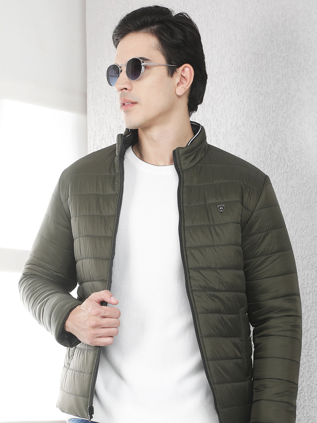 Olive Quilted Reversible Jacket