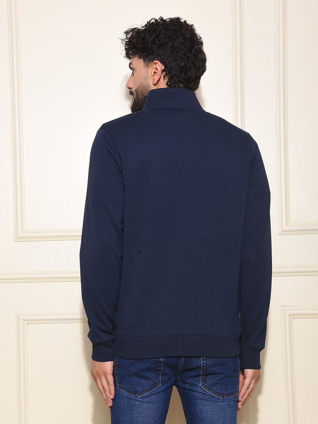 Soft Cotton Blend Zip Jacket