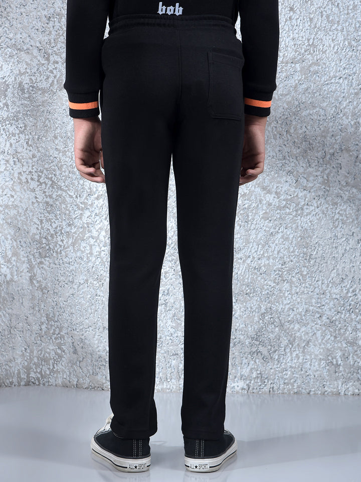 Sleek Pulse Black Trackpants