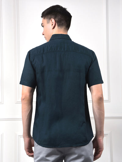 Sky Blue Premium Linen Comfort Shirt