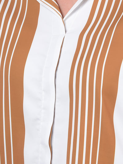Mustard Horizontal Stripes Shirt