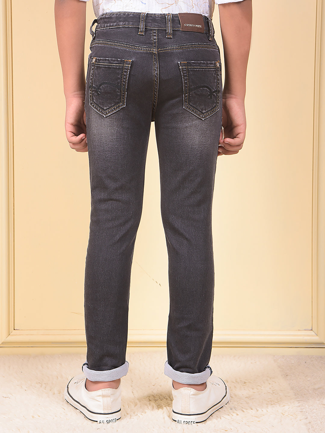 Modish Slim Fit Black Jeans