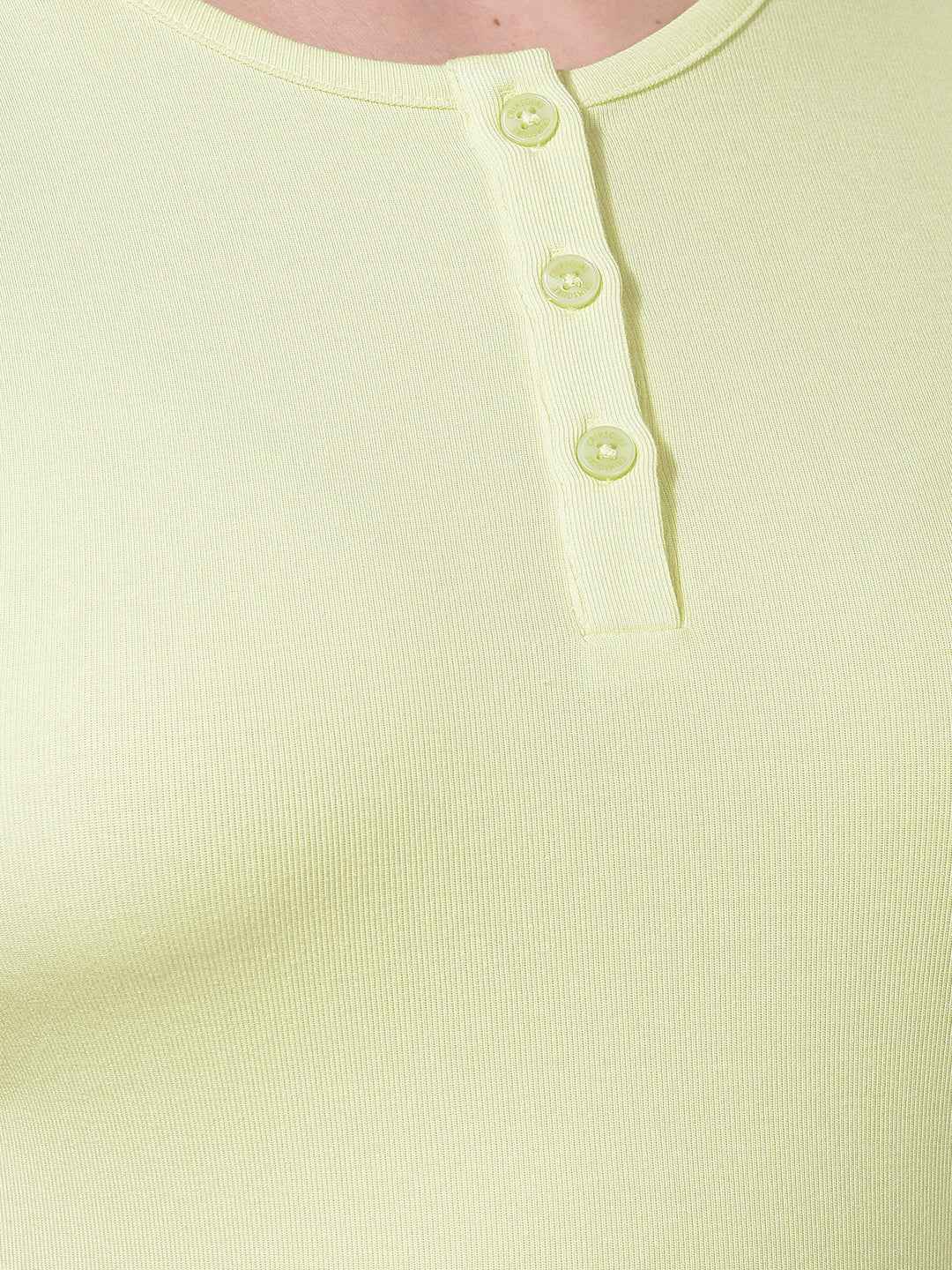 Green Modal Cropped T-Shirt