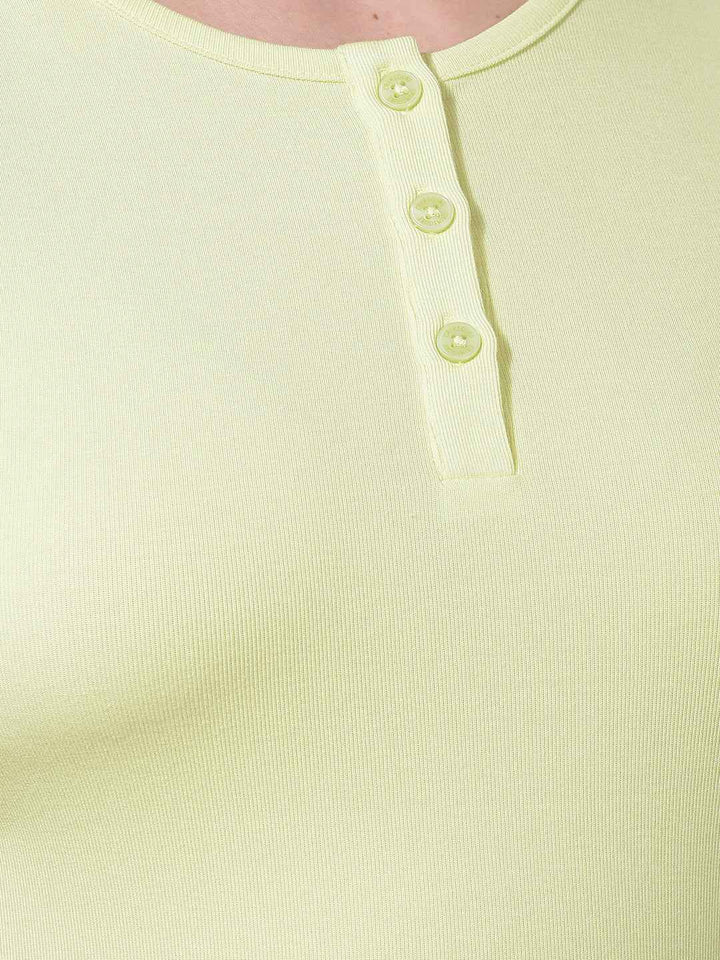 Green Modal Cropped T-Shirt