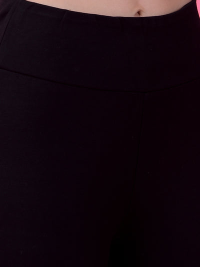Black Bootcut Treggings