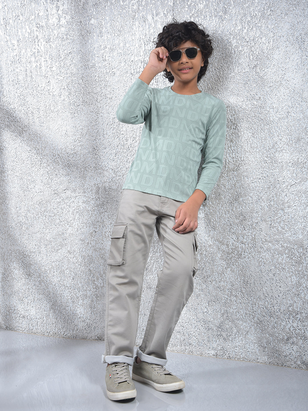 Elite Edge Green Jacquard T-Shirt