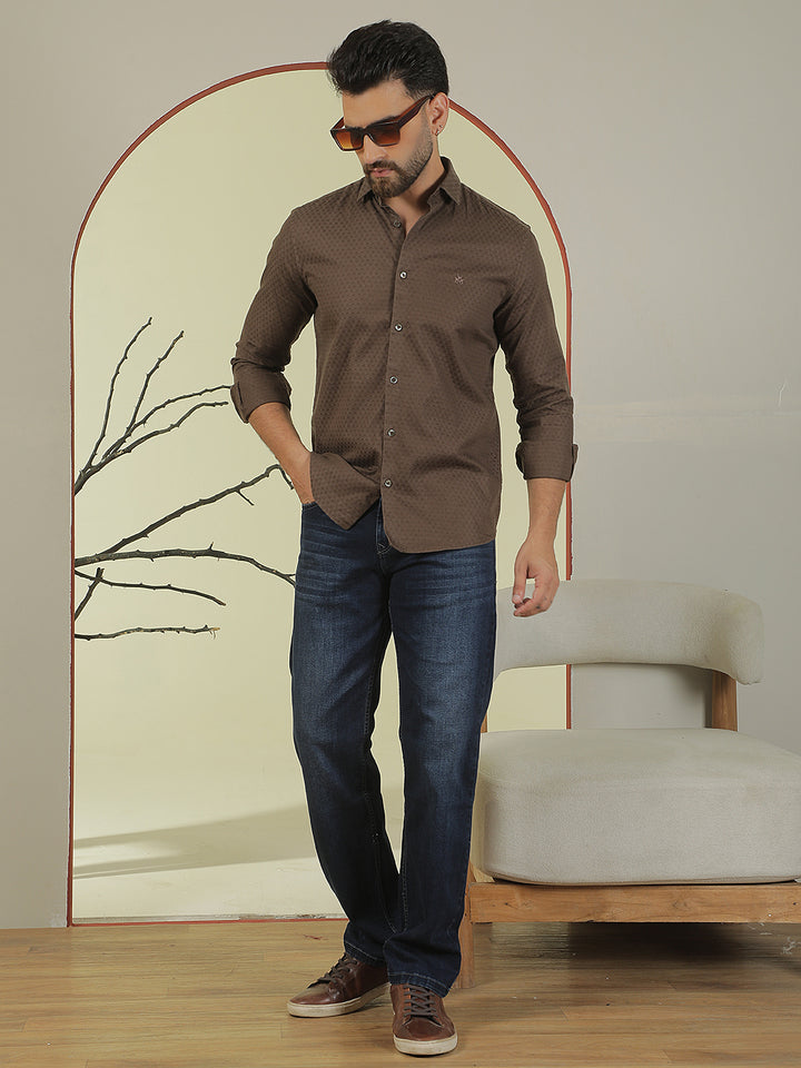 Blue Straight Stretchable Jeans
