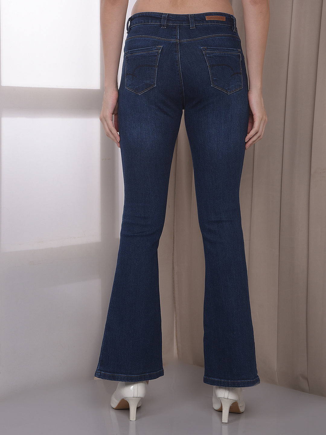 Soft Touch Blue Bootcut Jeans