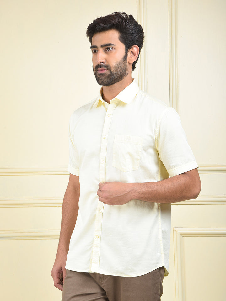 Trend-Forward Appeal Yellow Shirt
