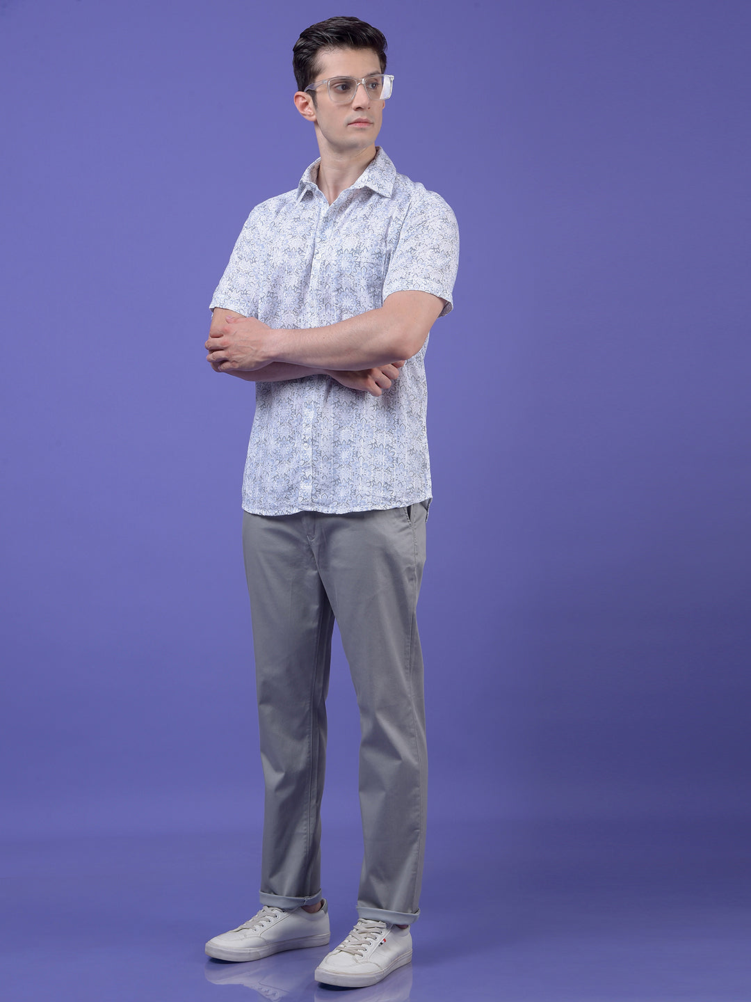 Clean Look Grey Trousers