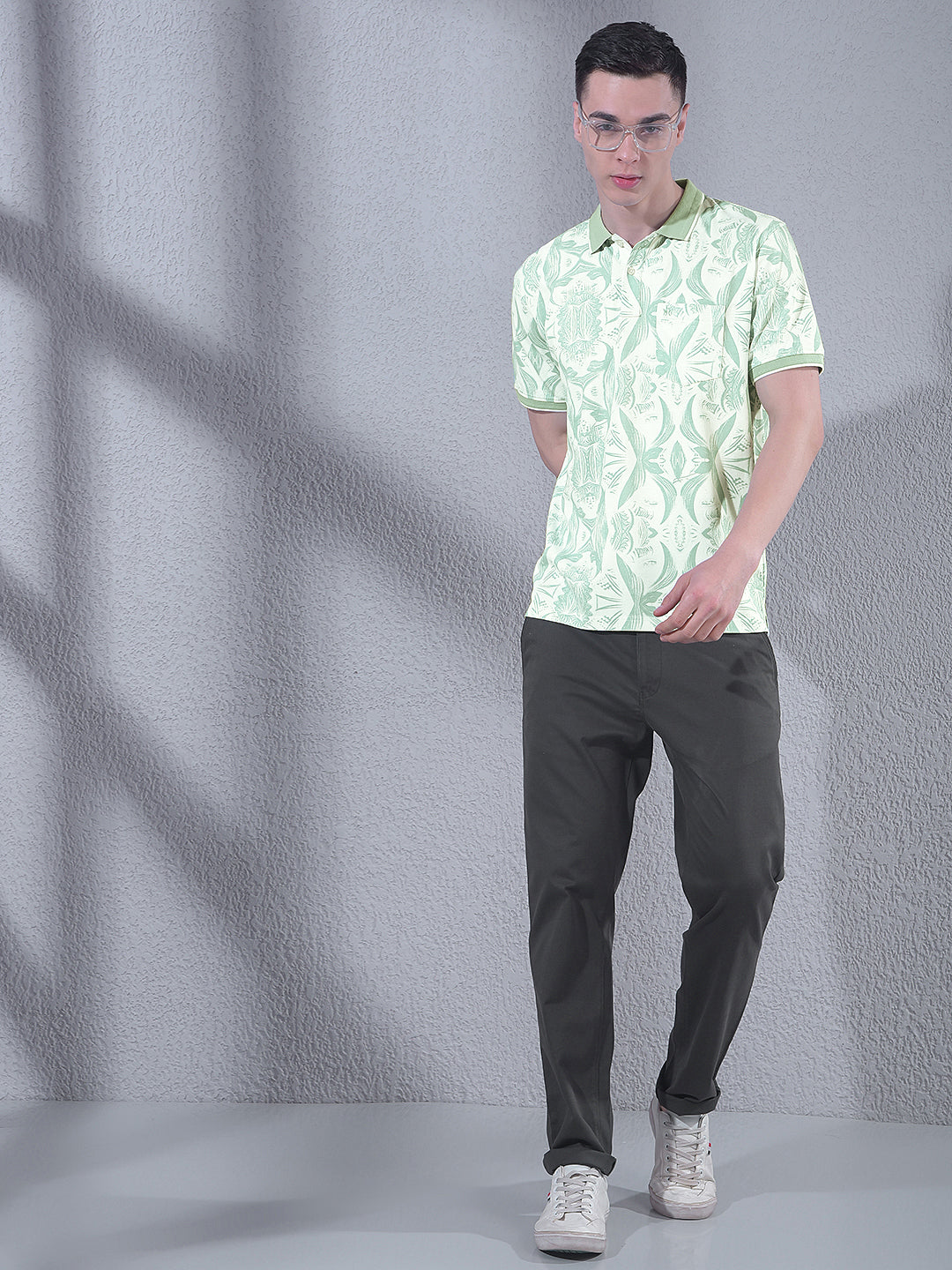 Green Printed T-Shirt