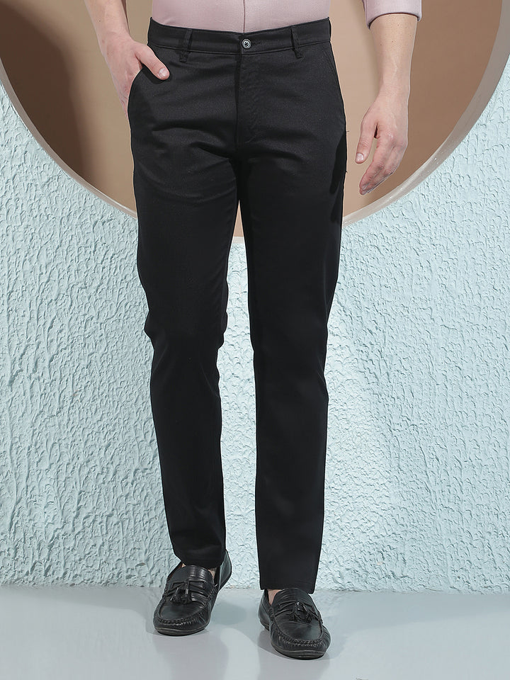 Classic Raven Black Trousers