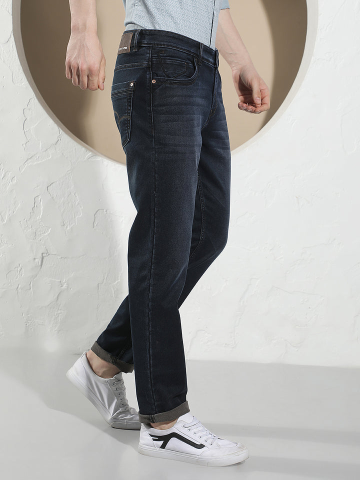 Contemporary Midnight Navy Navy Blue Jeans