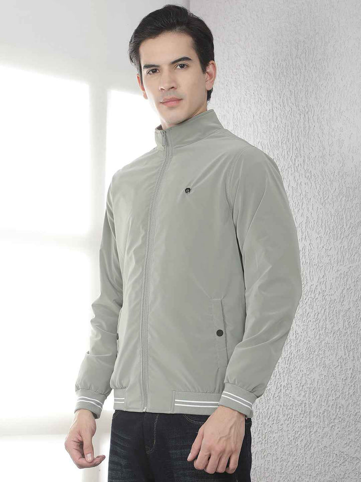 Signature Leaf Green Puffer Jacket
