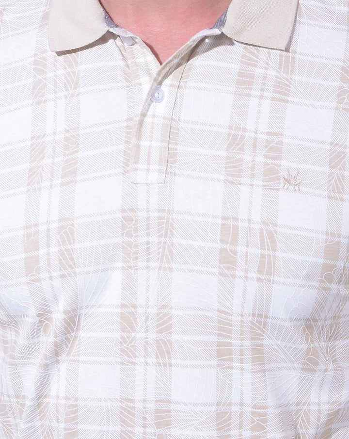 Beige Floral Print T-Shirt