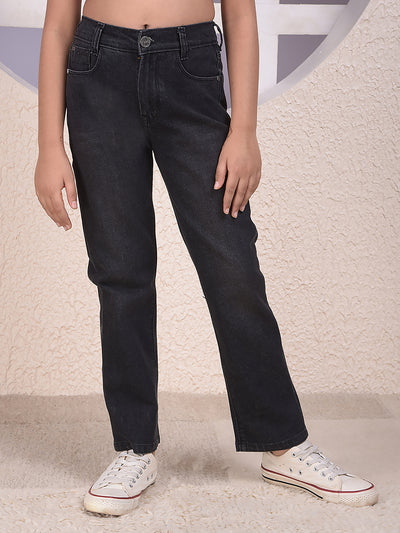 Urban Straight Cut Black Jeans