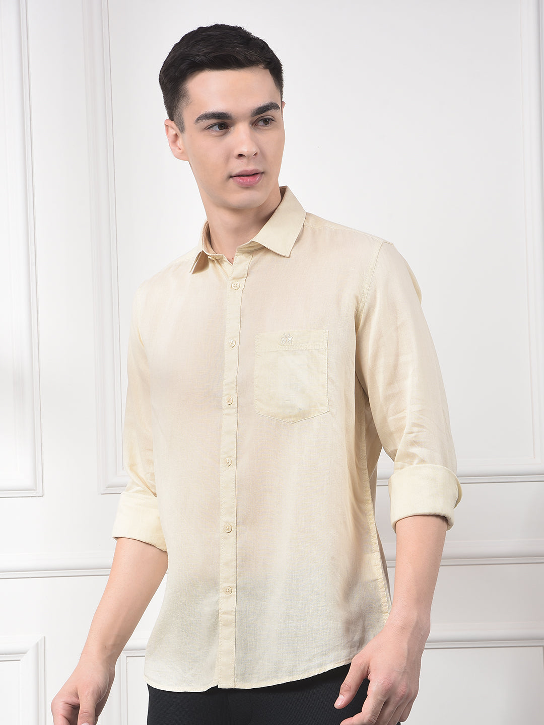 Driftwood Beige Linen Shirt