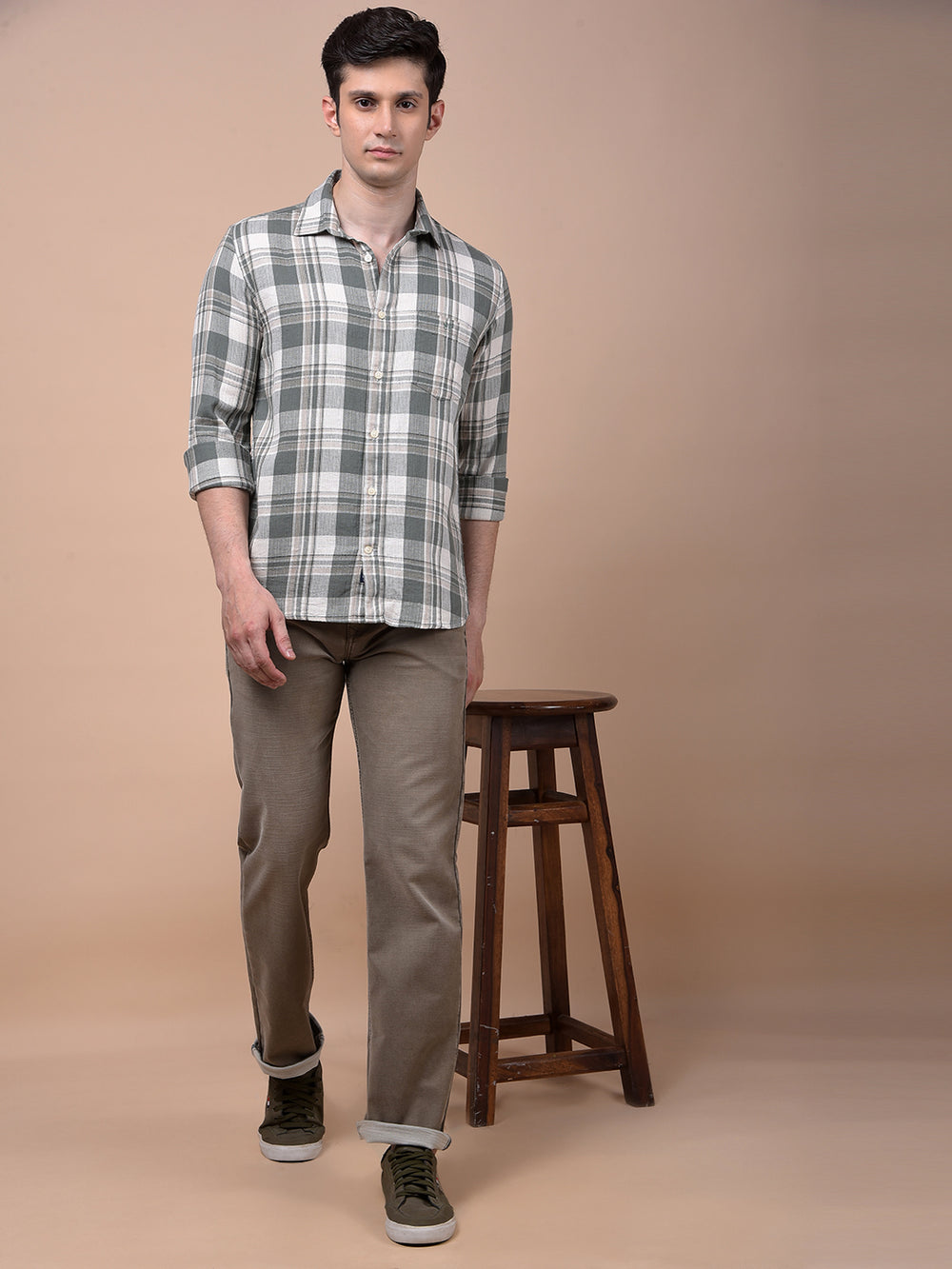 Elevated Brown Straight Jeans