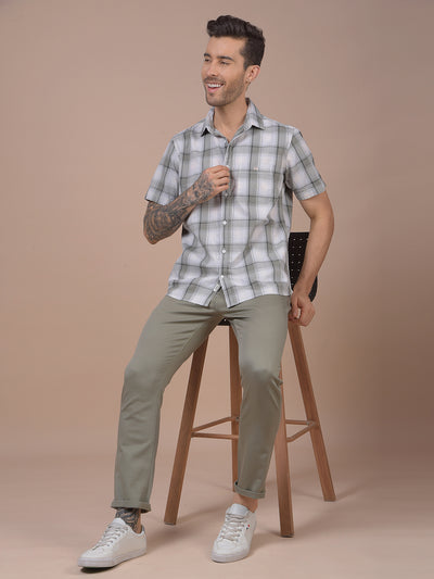 Green Printed Trousers