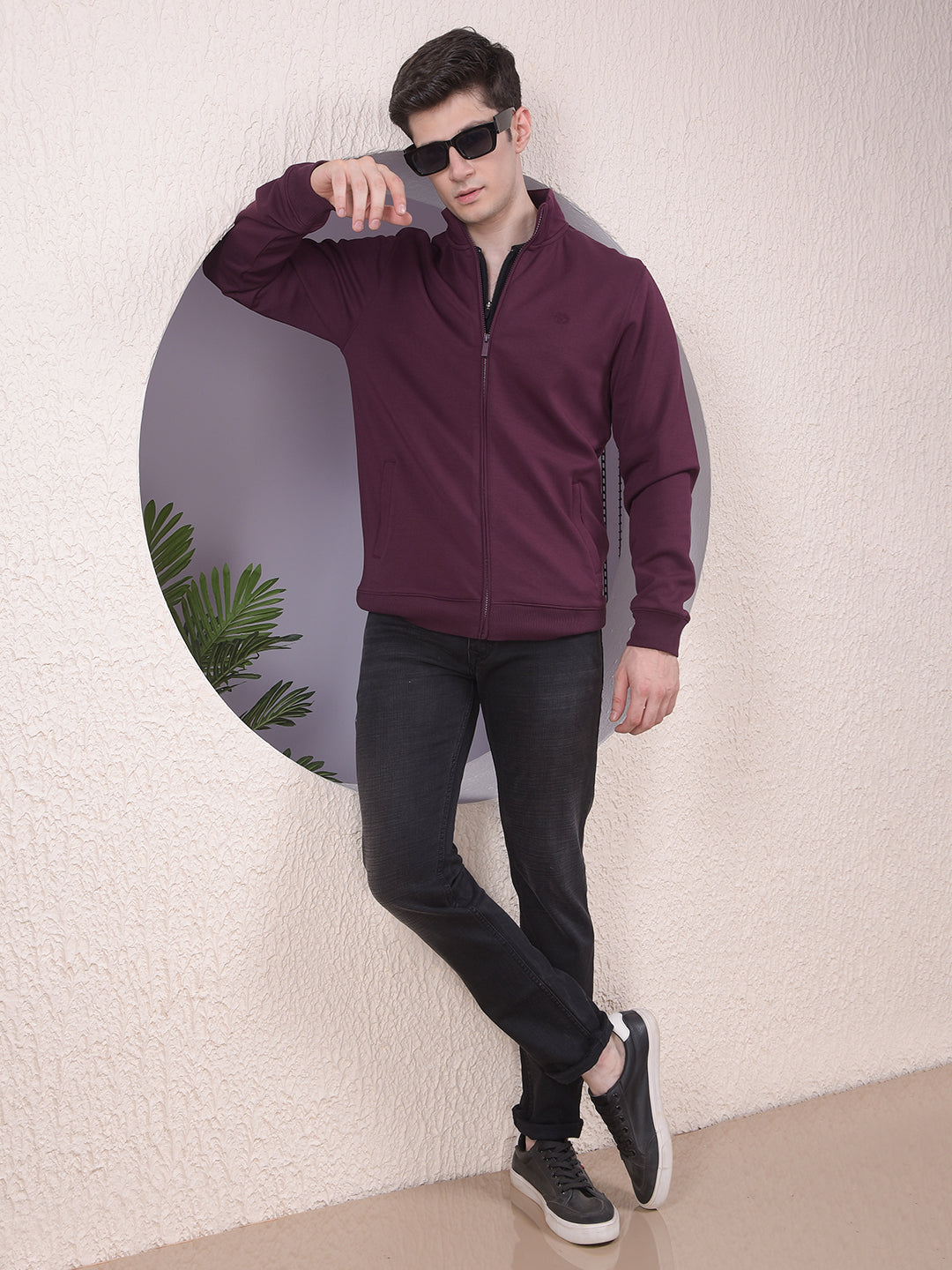 Minimalist Full Zip Sweatshirt
