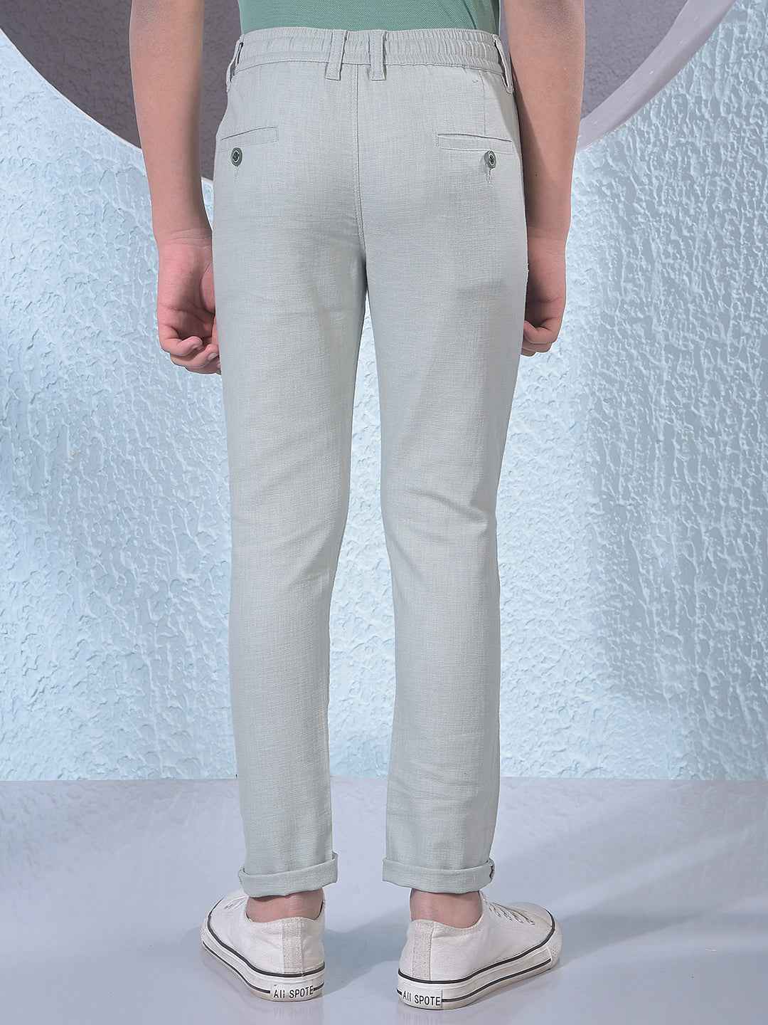 Green 100% Cotton Trousers