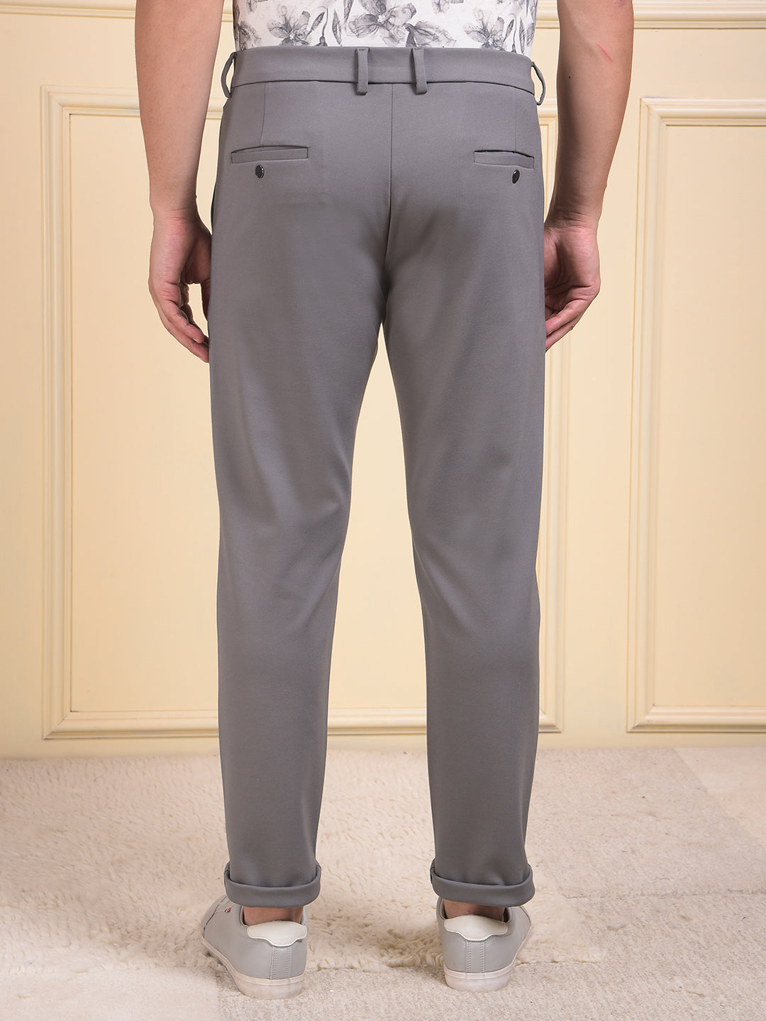 Grey Modern Trousers