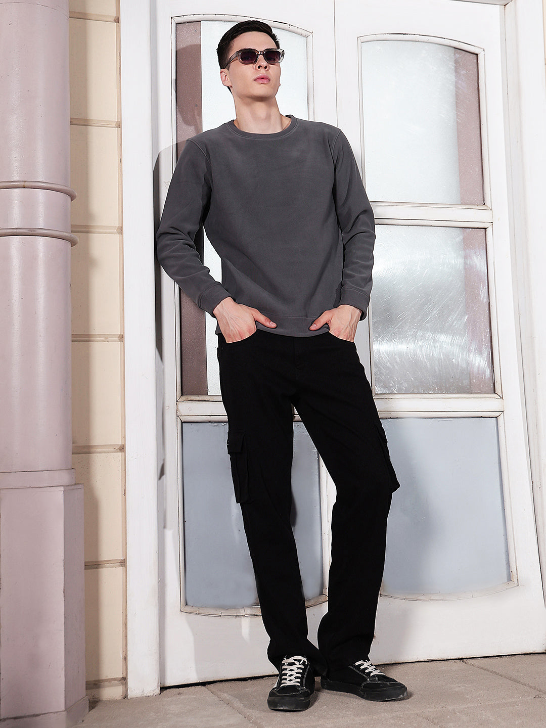 Chic Ash Grey Sweatshirt
