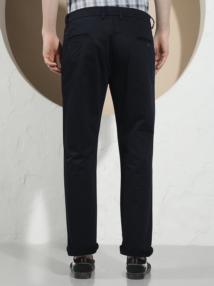Contemporary Midnight Navy Navy Blue Trousers