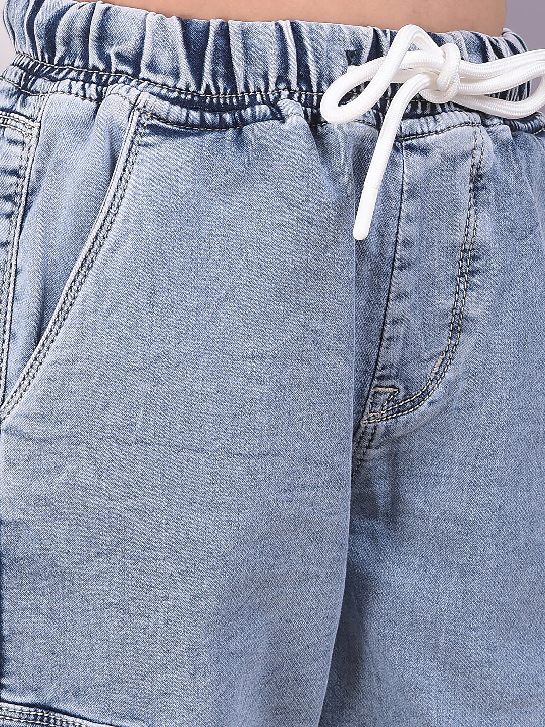 Classic Blue Cargo Joggers