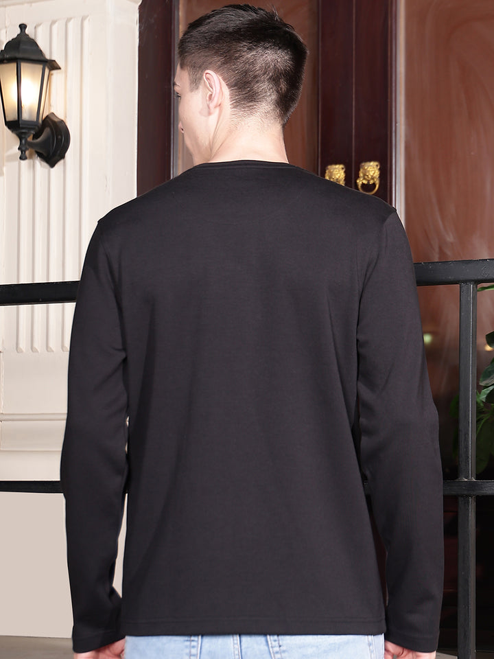 Sleek Obsidian Black T-Shirt