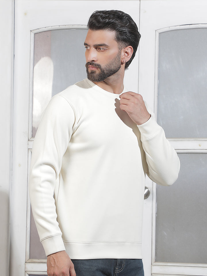 Minimalist Soft Cream Sweatshirt
