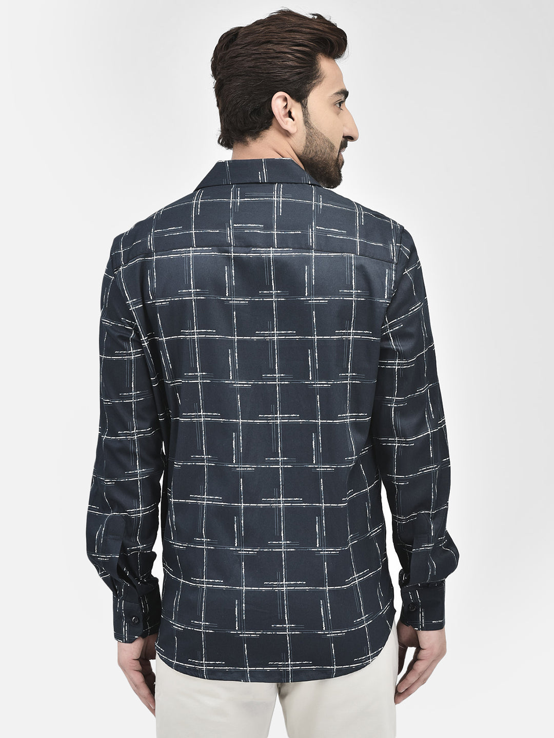 Midnight Sketch Print Shirt