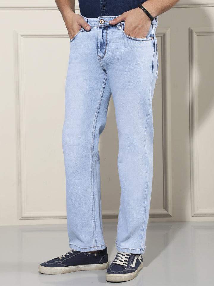 Sky Blue Baggy Jeans