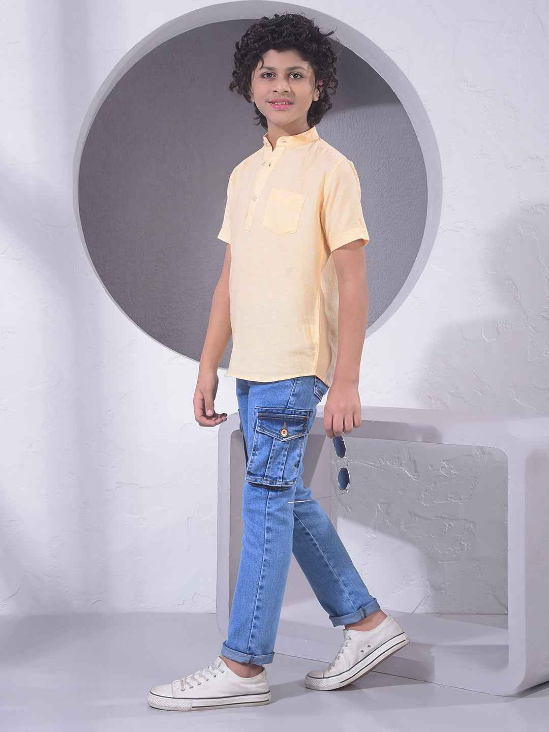 Deep Blue Urban Cargo Jeans