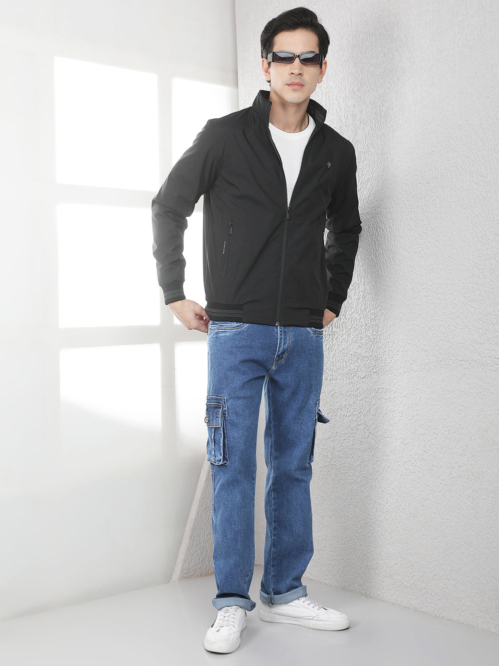 Signature Raven Black Bomber Jacket